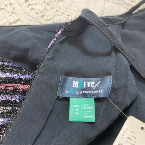 NWT Maeve Anthropologie disco halter jumpsuit -Sequin formal Silver Sparkly 18W - Picture 6 of 14